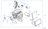 271406LA0A-CORE ASSY-FRONT HEATER