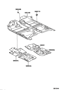 585100D600A0-CARPET ASSY, FLOOR