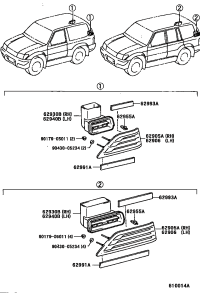 6290560030-LOUVER, QUATER VENTILATION, RH