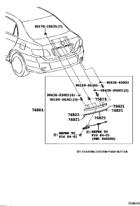 7680102310B0-GARNISH SUB-ASSY