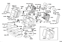 7101702280-Frame sub-assy, seat back, rear, rh/lh