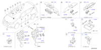 254504EA0B-SW ASSY,SUN ROOF
