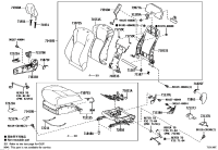 721230N030C0-COVER, SEAT TRACK BRACKET, OUTER FRONT RH