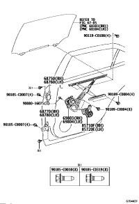 687800N020-HINGE ASSY, RR DOOR