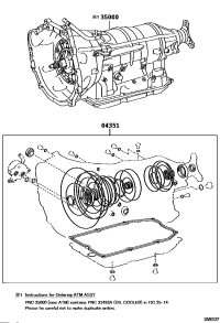 0435153171-GASKET KIT, AUTOMATIC TRANSMISSION OVERHAUL