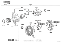 270600V180-ALTERNATOR, 12V 80A 4PK, TOYOTA