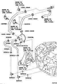 162970V010-Hose, water by-pass, no.9