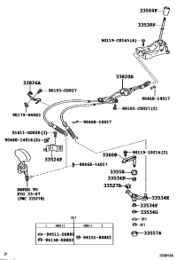 3350442090B0-KNOB SUB-ASSY, SHIFT LEVER