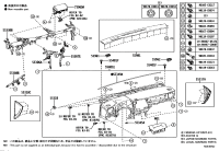 5540107190C0-PAD SUB-ASSY, INSTRUMENT PANEL SAFETY