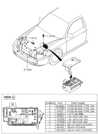 912000E030-WIRING ASSY-FRT