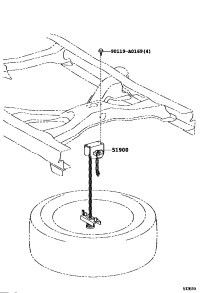 5190034050-CARRIER ASSY, SPARE