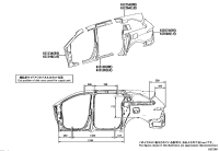 6101708020-Member sub-assy, rear side, rh/lh