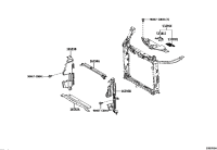 16592F0150-GUIDE, RADIATOR AIR, NO.3