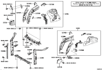 5320208060-SUPPORT SUB-ASSY, RADIATOR, RH