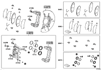 044650R040-PAD KIT, DISC BRAKE, FRONT