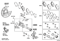 044660E090-PAD KIT, DISC BRAKE, REAR