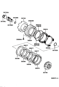 3564832010-PLATE, CLUTCH (FOR 2ND BRAKE)