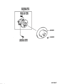 4243133030-DISC, REAR
