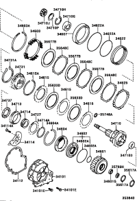 3563333030-DISC, CLUTCH (FOR OVERDRIVE DIRECT CLUTCH)
