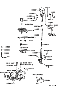 3352133030-PLATE SUB-ASSY, SHIFT LEVER
