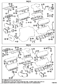 0411120041-GASKET KIT, ENGINE OVERHAUL