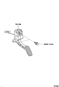 7811006070-PEDAL ASSY, ACCELERATOR