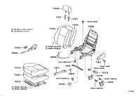 719310D110A0-SUPPORT ASSY, REAR NO.1 SEAT HEADREST