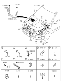 912102J475-WIRING ASSY-FRT