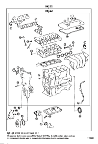 041110T022-GASKET KIT, ENGINE OVERHAUL