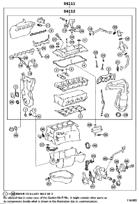 041110V110-GASKET KIT, ENGINE OVERHAUL