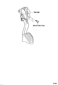 781100D180-SENSOR ASSY, ACCELERATOR PEDAL