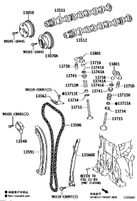 130500Y010-GEAR ASSY, CAMSHAFT TIMING