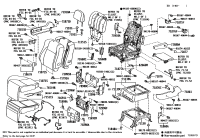 7113958170A0-Cover, front seat chair foot