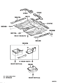 5081958010-SEAL, FR FENDER, RH