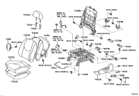 710720R050B2-COVER, FRONT SEAT CUSHION, LH(FOR SEPARATE TYPE)