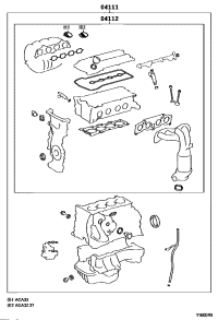 041110H431-GASKET KIT, ENGINE OVERHAUL