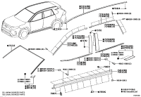 755510R040-MOULDING, ROOF DRIP SIDE FINISH, RH