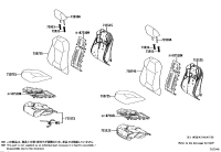 719300R080C0-SUPPORT ASSY, REAR NO.1 SEAT HEADREST
