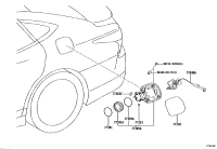 7703050090-LOCK ASSY, FUEL LID W/MOTOR