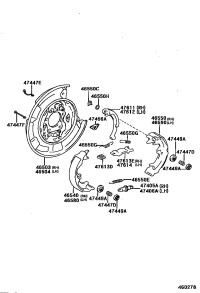 4744707020-Pin, shoe hold down spring, no.2 (for parking brake)