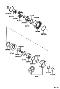 3572033010-GEAR ASSY, FR