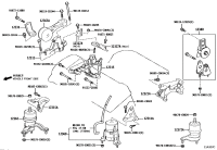 123130P100-BRACKET, ENGINE MOUNTING CONTROL(FOR TRANSVERSE ENGINE)
