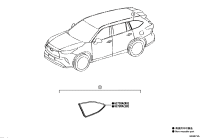 627100E240-WINDOW ASSY, QUARTER, RH
