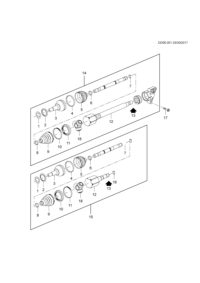 84210420-Kit, front wheel drive outer boot repair