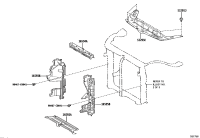 16592F0050-GUIDE, RADIATOR AIR, NO.3