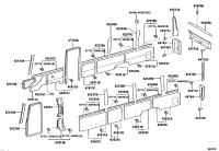 626110S010A0-Panel, garnish, no.1, rh/lh