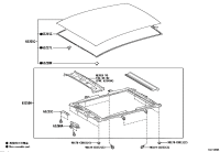 632010E210-GLASS SUB-ASSY, SLIDING ROOF
