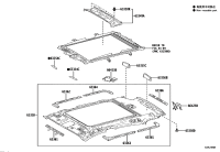 633100E600B0-HEADLINING ASSY, ROOF