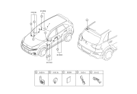 91600D8490-WIRING ASSY-FR DR(DRIVER)