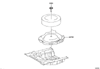 5193102440-CARRIER, SPARE WHEEL, NO.1